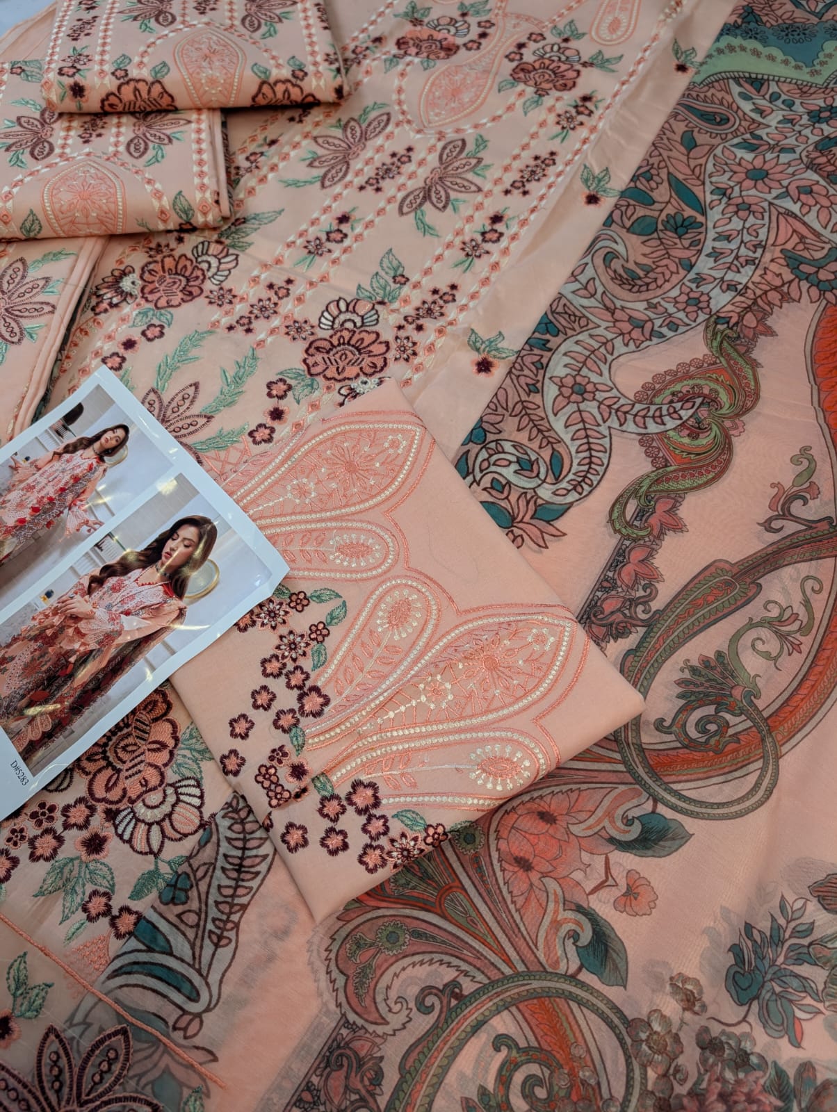 Lawn Collection ✅Summer Collection 2026 ✅Available (Stock) ✅Brand:  Breeze ✅Fabric: Lawn 3pc ✅Status: Heavy Emb ✅Code:2094 ❤️ Front shirt Full Heavy Emb  ✅Sleeves Heavy Emb ✅Back Emb ✅Trouser Plain Dupata : Voil Printed  ❤️ *Rs2750*